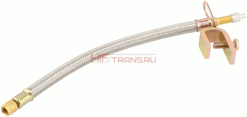 Шланг подкачки внутреннего колеса 25см метал. оплетке