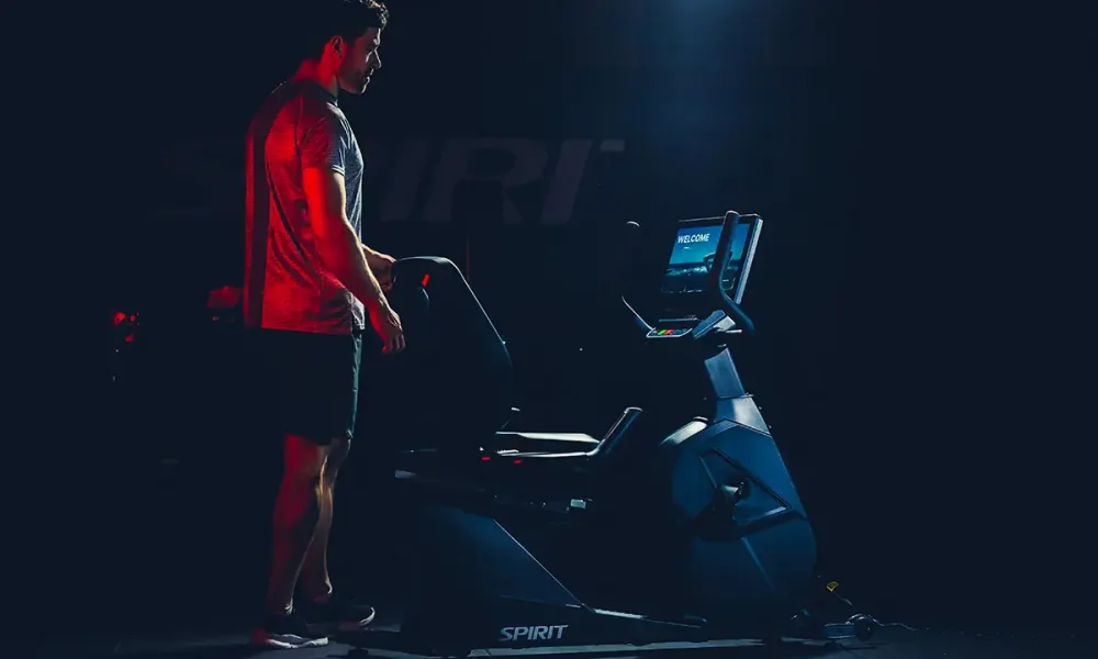 Горизонтальный велотренажер SPIRIT CR1000ENT