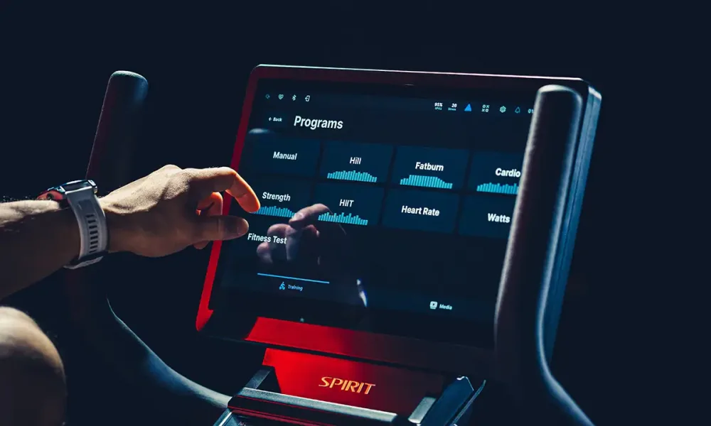 Горизонтальный велотренажер SPIRIT CR1000ENT