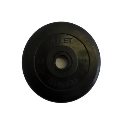 Диск обрезиненный черный MB ATLET D-26 5 кг