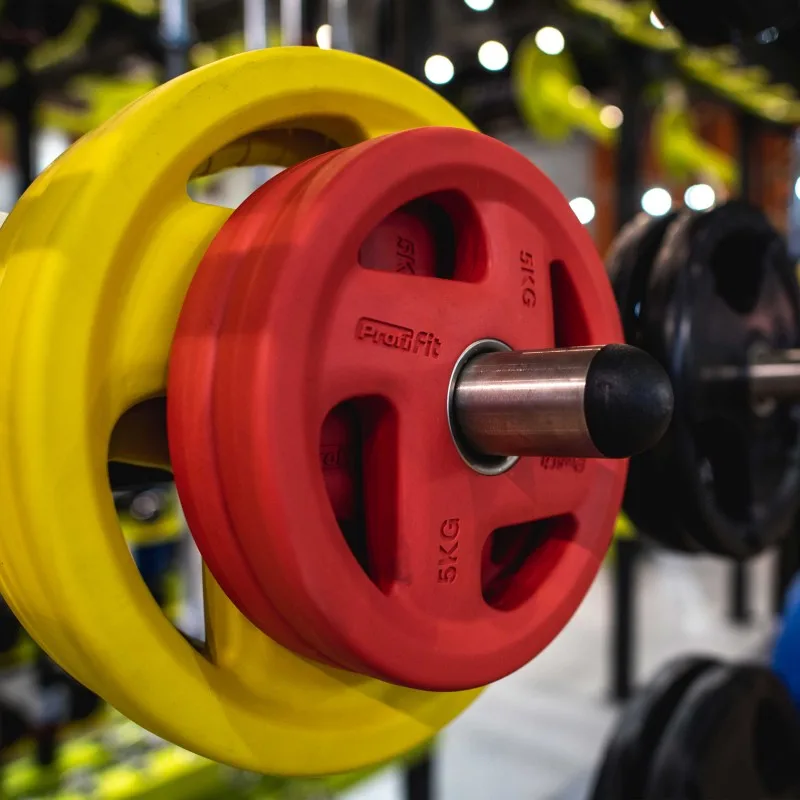Диск обрезиненный FASSION цветной D51 мм PROFI-FIT 5 кг