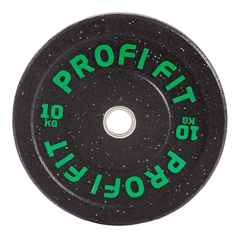 Диск для штанги HI-TEMP с цветными вкраплениями, PROFI-FIT D-51 10 кг