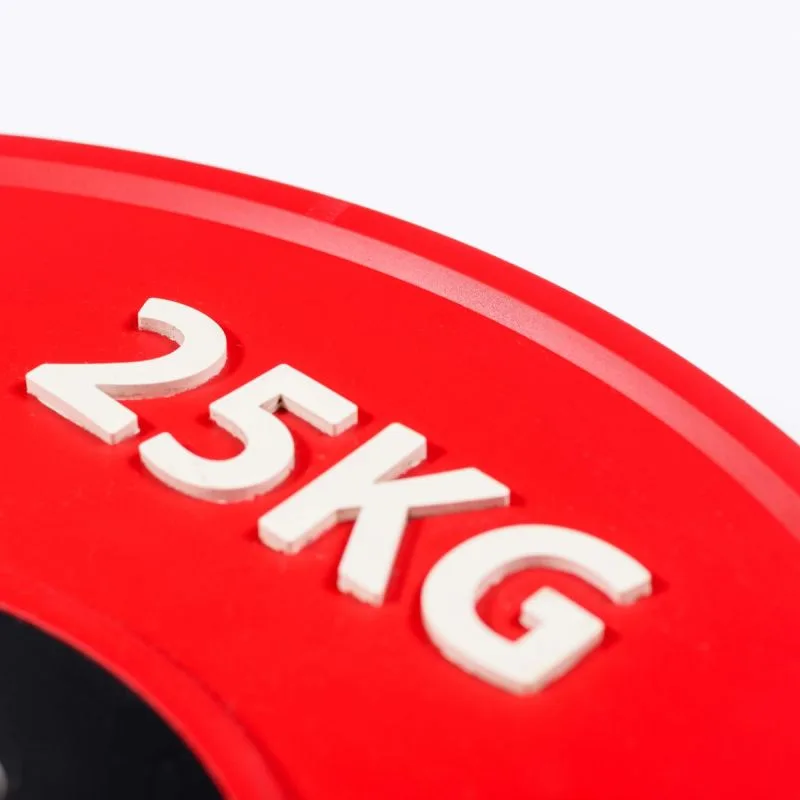 Диск профессиональный обрезиненный цветной D51 мм PROFI-FIT 25 кг
