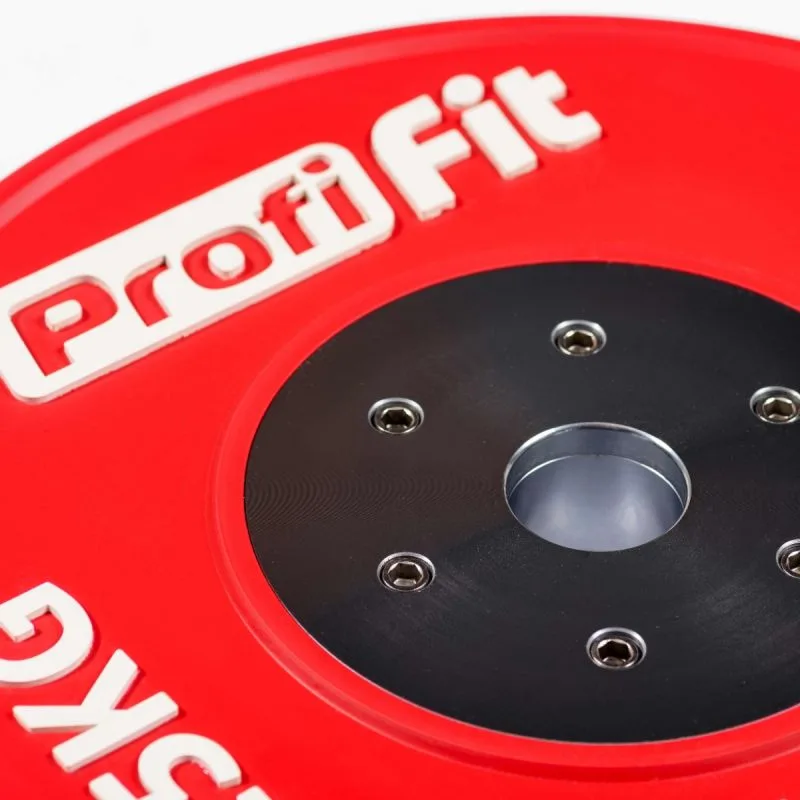 Диск профессиональный обрезиненный цветной D51 мм PROFI-FIT 25 кг