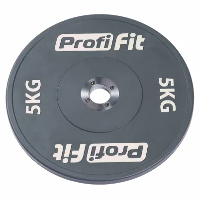 Диск профессиональный обрезиненный цветной D51 мм PROFI-FIT 5 кг