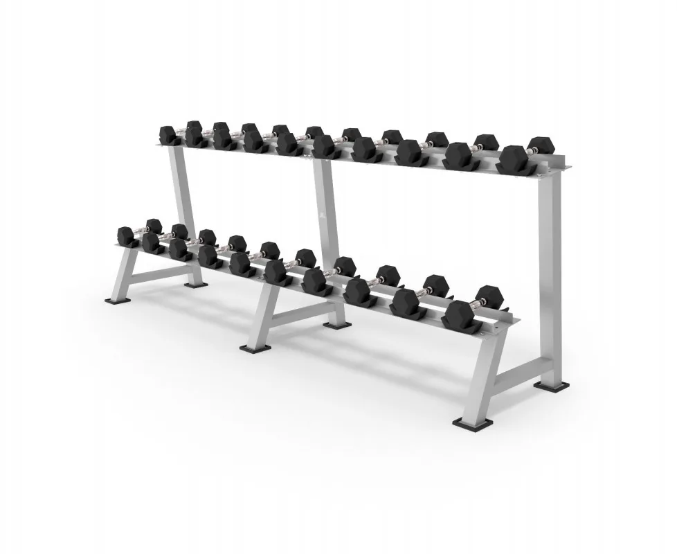 Стойка для хранения проф.гантелей DFC POWERGYM 12,5-50кг, 10 пар  (два короба)