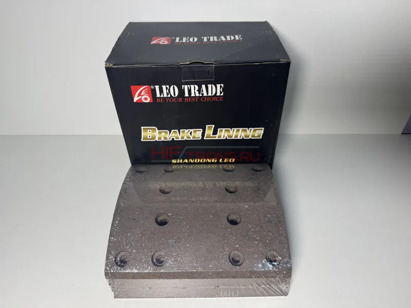 Накладка тормозная задняя HOWO T5G 12отв MCP16 WG9761450119 LEOTRADE