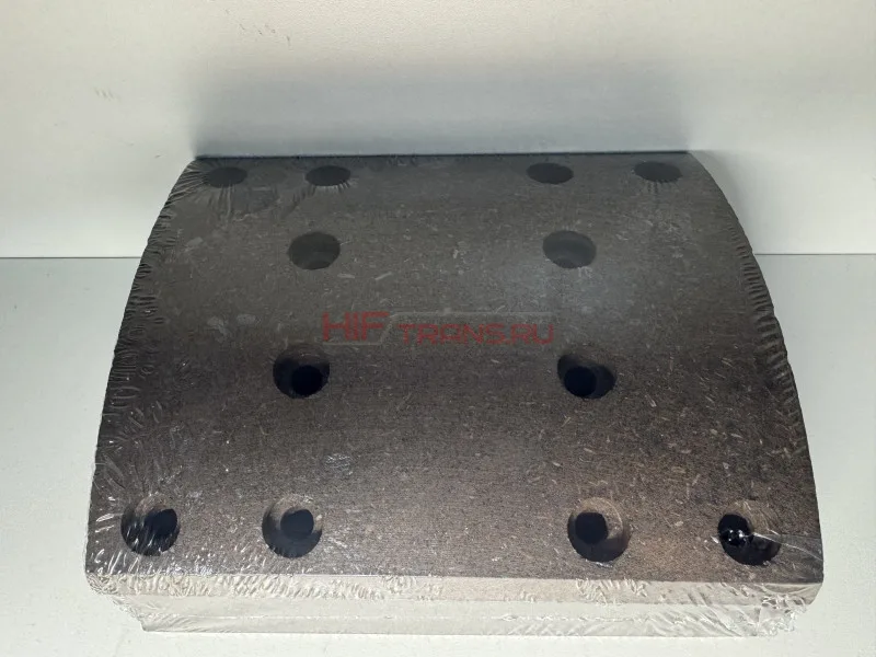 Накладка тормозная задняя HOWO T5G 12отв MCP16 WG9761450119 LEOTRADE