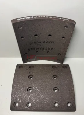 Накладка тормозная задняя HOWO T5G 12отв MCP16 WG9761450185 QINYAN