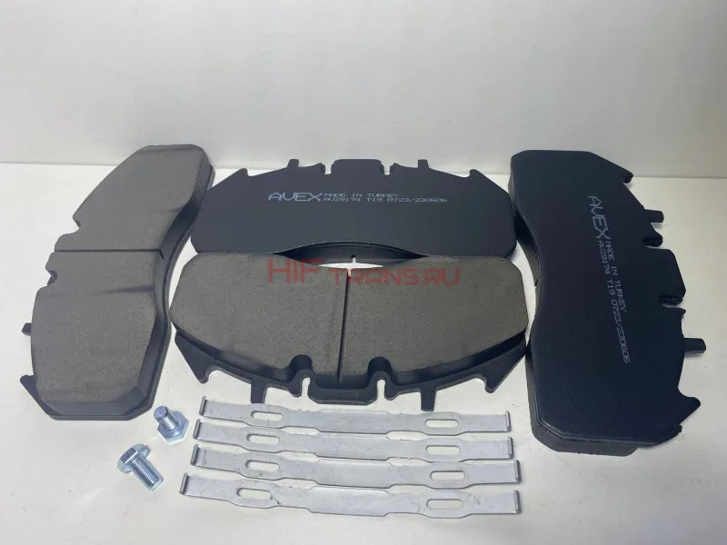 Колодки тормозные 29174 дисковые 249x110x29 (к-т 4шт) SAF,BPW,DAF,IVECO,MAN,MB 29273 AVEX