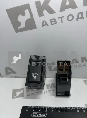 клавиша включения обогрева лобового стекла 37R31-27122 (Higer 6119, 6128)