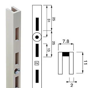 Стойка перфорированная Channel N-11 (L=2400)