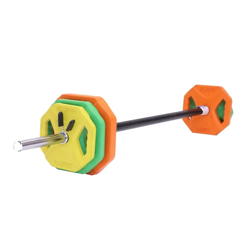 Штанга для аэробики PROFI-FIT PROGRESS, обрезиненные диски (1,25 кг; 2,5 кг; 5 кг) по 2шт