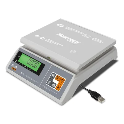Весы М-ER 326AFU-6.01"Post II"LCD USB(COM)