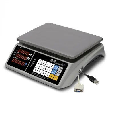 Весы М-ER 328AС-15.2 LED RS232;USB(COM)