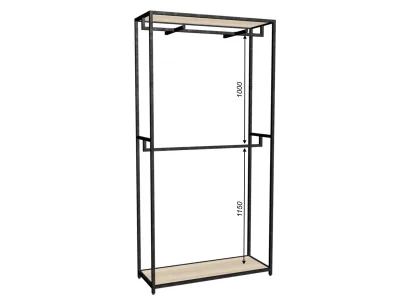 SP-02 вешало двухъярусное 1200х450х2400h