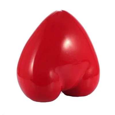 Бедро женское Q-1, сердце, цвет красный.
