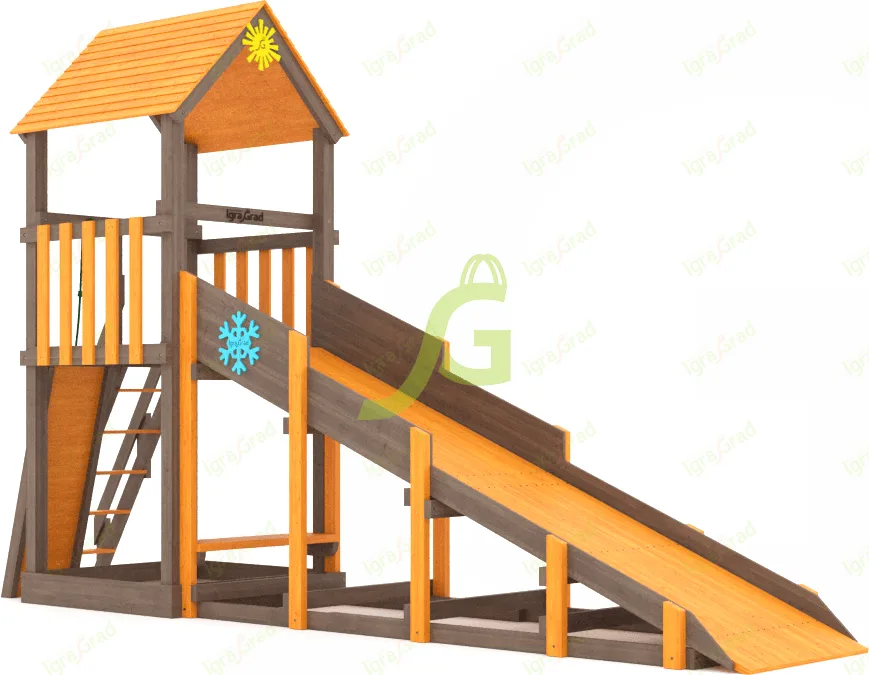 Всесезонная площадка IgraGrad С Tower со скалодромом SF1