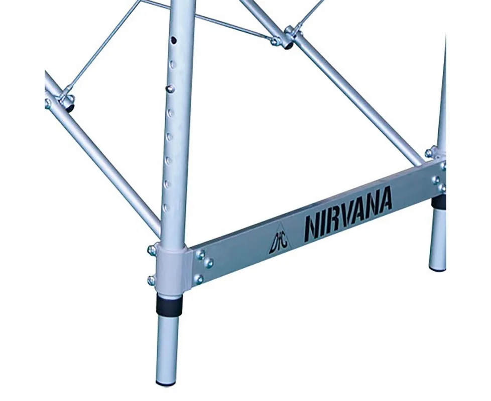 Массажный стол DFC NIRVANA, Elegant LUXE, 186х70х4 см, алюм. ножки, цвет горчичный (Mustard)