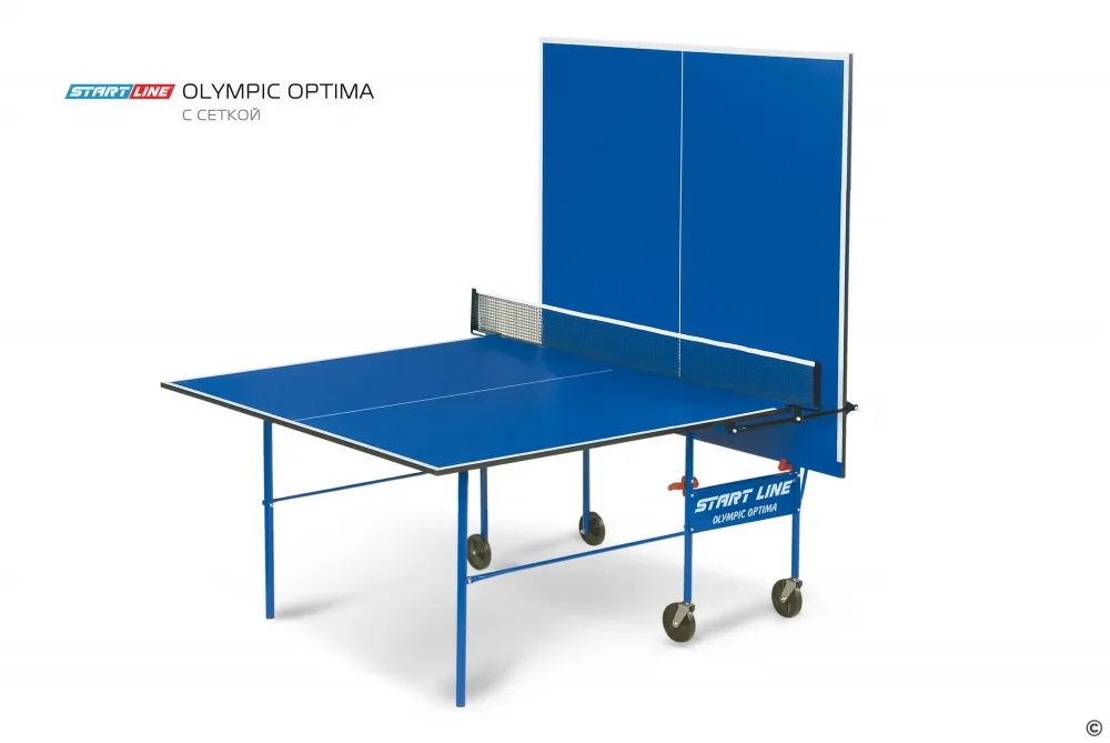 Теннисный стол START LINE OLYMPIC Optima с сеткой Blue