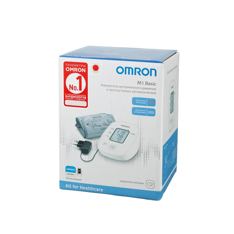 ТОНОМЕТР OMRON M1 Basic(ARU)с адаптером