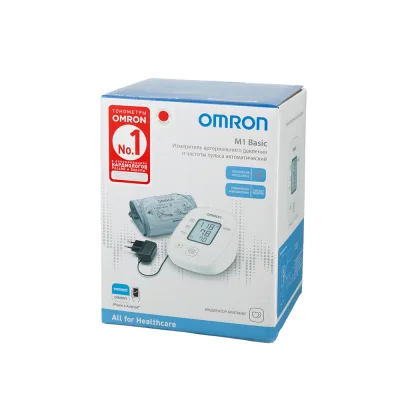 ТОНОМЕТР OMRON M1 Basic(ARU)с адаптером