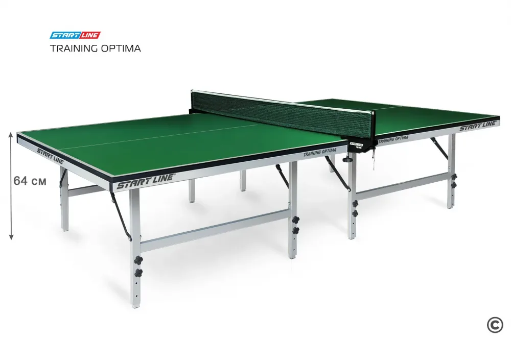 Теннисный стол START LINE TRAINING optima 22 мм, Green
