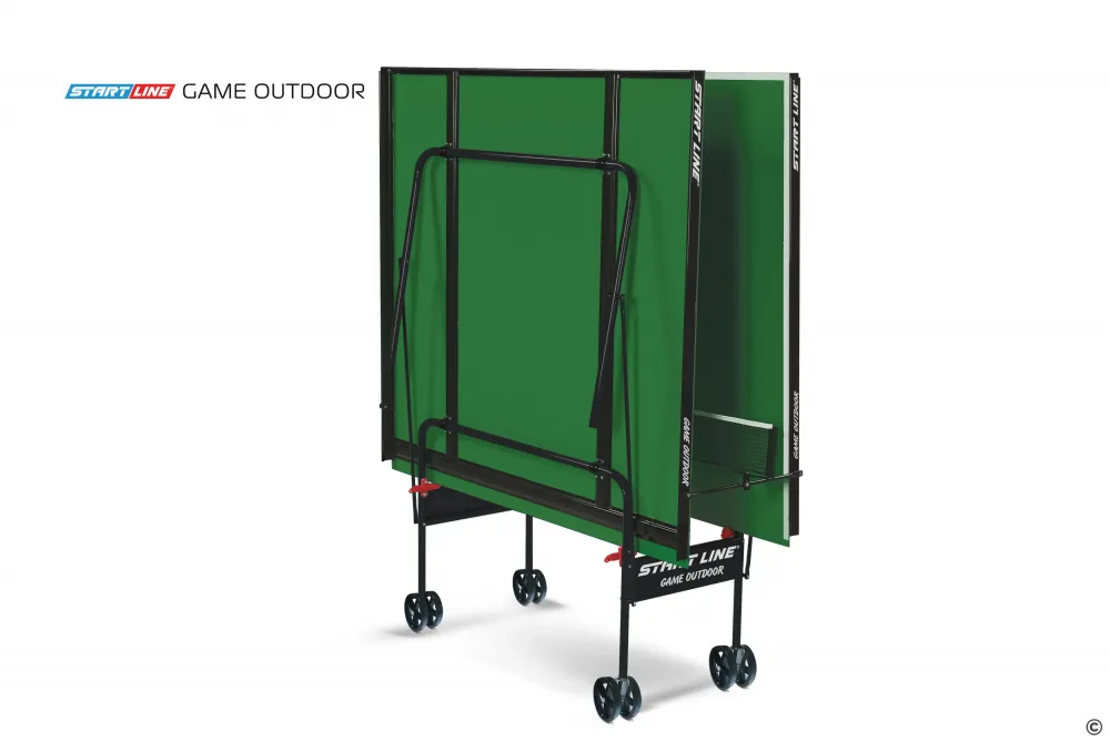 Теннисный стол Start line Game Outdoor с сеткой GREEN с сеткой