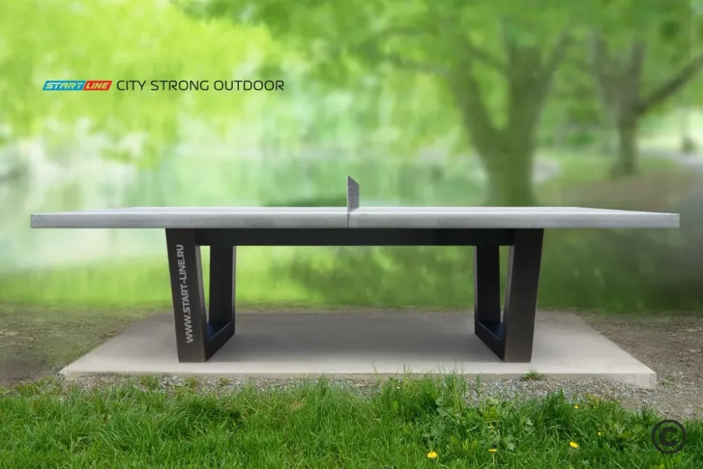 Теннисный стол START LINE City Strong Outdoor 60 мм (бетон), с сеткой