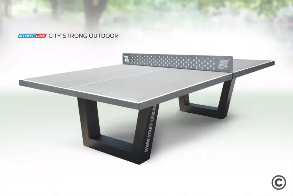 Теннисный стол START LINE City Strong Outdoor 60 мм (бетон), с сеткой