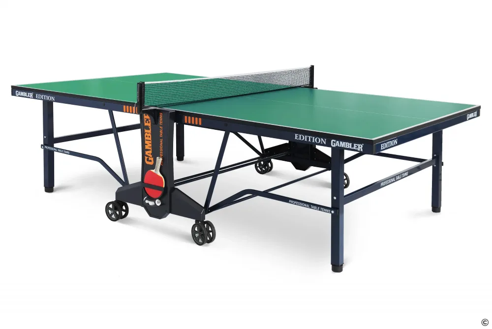 Стол теннисный GAMBLER Edition Indoor GREEN