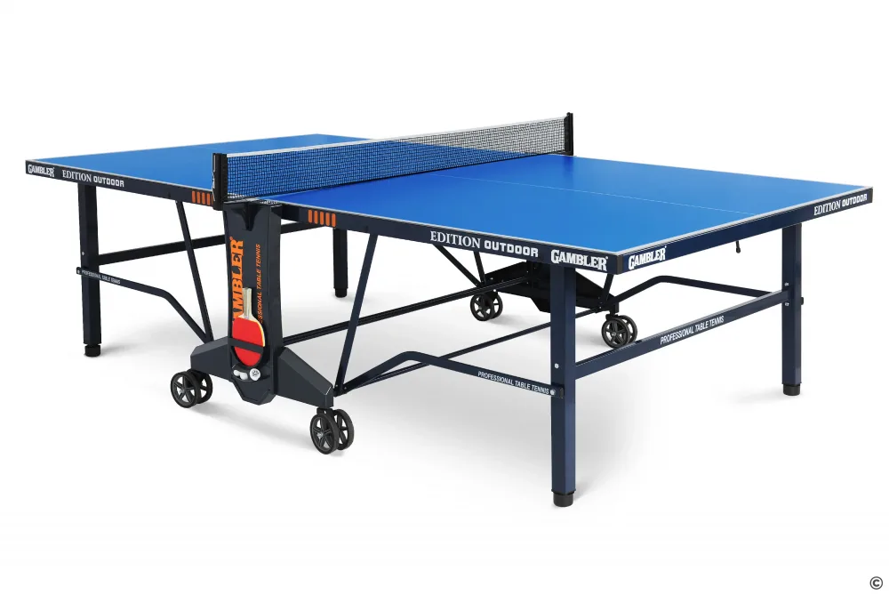 Стол теннисный GAMBLER Edition Outdoor BLUE