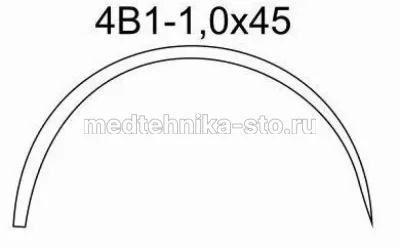 Игла хирургическая 4В1-1,0х45