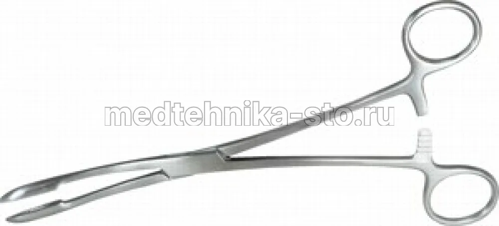 Корнцанг изогнутый для детей, 230 мм, Sammar П-19-908