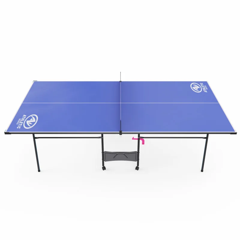 Теннисный стол DFC ATHLETIC, размер по стандарту ITTF 274 x 152, с сеткой, складной