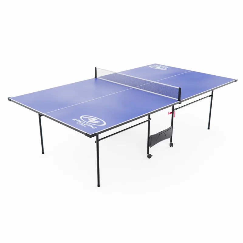 Теннисный стол DFC ATHLETIC, размер по стандарту ITTF 274 x 152, с сеткой, складной