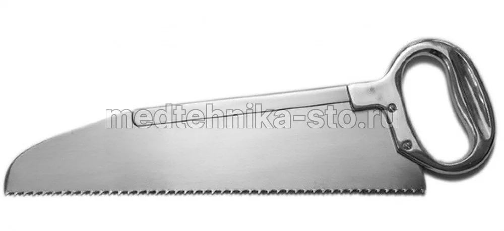 Пила листовая медицинская с металлической ручкой П-16-062
