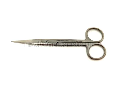 Ножницы с двумя острыми концами прямые, 145 мм, Surgicon