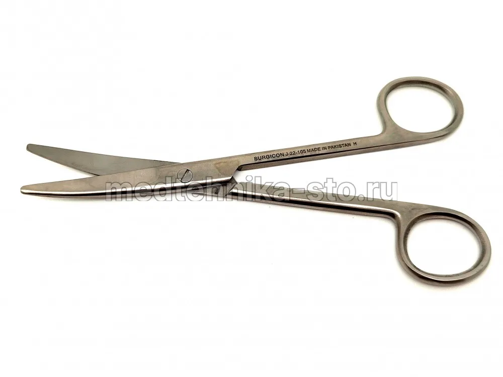 Ножницы хирургические изогнутые, 150 мм, Surgicon