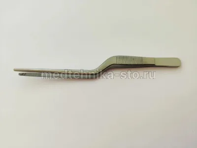 Пинцет ушной штыковидный анатомический, 140 мм, Sammar П-39-240