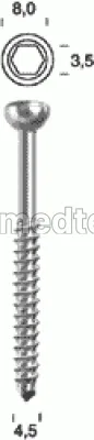 Винт маллеолярный, диам. 4,5 мм, дл.80/85/90мм