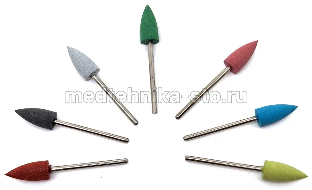 Полир силиконовый конус средний