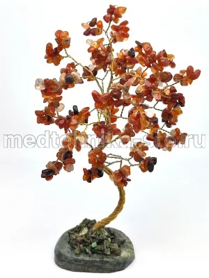 Дерево из сердолика, 20 см