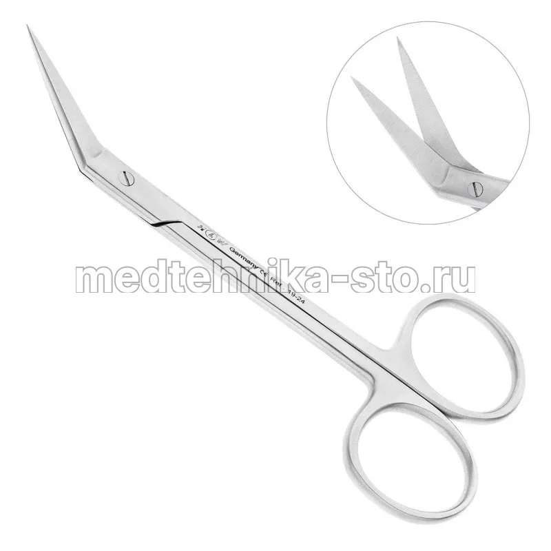 Ножницы FADENSCHERE хирургические г/изогнутые 115 мм Германия
