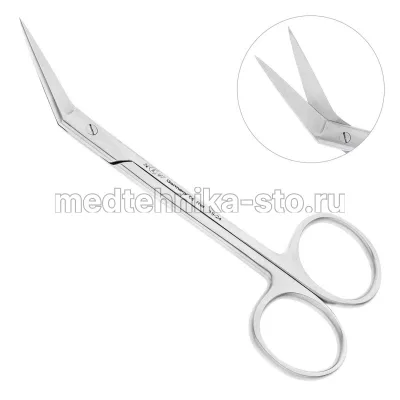 Ножницы FADENSCHERE хирургические г/изогнутые 115 мм Германия