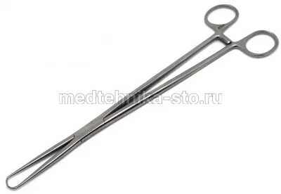 Щипцы однозубые для оттягивания матки (пулевые) СССР