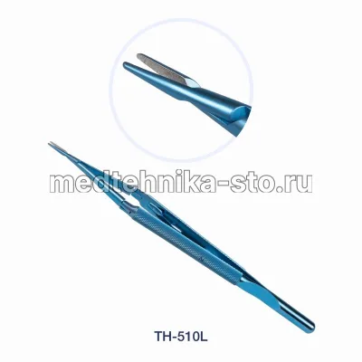 Иглодержатель м/х 3х шарнирный, титан, с замком 510L
