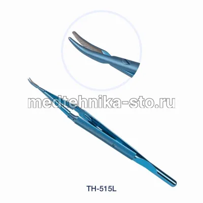 Иглодержатель м/х 3х шарнирный, титан, с замком, 515L