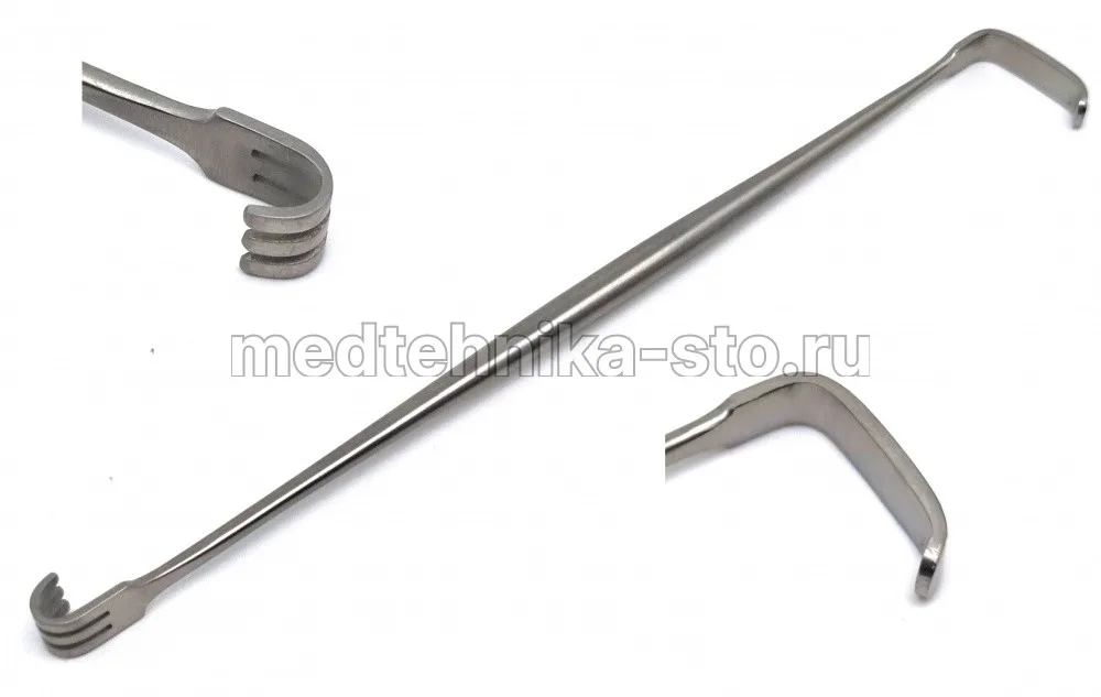 Крючок двухсторонний Senn Retractor, 160 мм тупой
