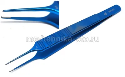 Пинцет хирургический с зубцом ПХ 145х0,4 мм (титан)